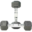 Scratch and Dent, 5 LB Rubber Hex Dumbbells