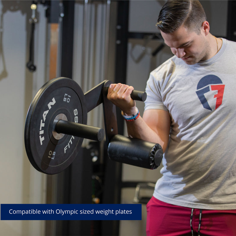 Plate-Loaded Lever Curl Dumbbell