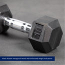 Scratch and Dent - 10 LB Rubber Hex Dumbbells - FINAL SALE