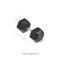 Scratch and Dent - Single 60 lb Black Rubber Coated Hex Dumbbell - FINAL SALE