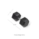 SCRATCH AND DENT - 85 LB Rubber Hex Dumbbell - Single - FINAL SALE