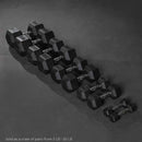 Scratch and Dent - 5 LB - 50 LB Pairs Rubber Hex Dumbbells - FINAL SALE