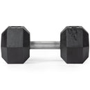 Scratch and Dent, 50 LB Straight Stainless Steel Hex Dumbbell