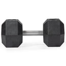 65 LB Straight Stainless Steel Hex Dumbbells