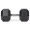 Scratch and Dent, 70 LB Straight Stainless Steel Hex Dumbbell