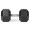 Scratch and Dent - 80 LB Straight Stainless Steel Hex Dumbbell - Single - FINAL SALE