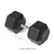 Scratch and Dent - 95 LB Straight Stainless Steel Hex Dumbbell - Single - FINAL SALE