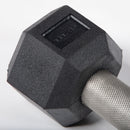 Scratch and Dent, 5 LB Straight Stainless Steel Hex Dumbbells