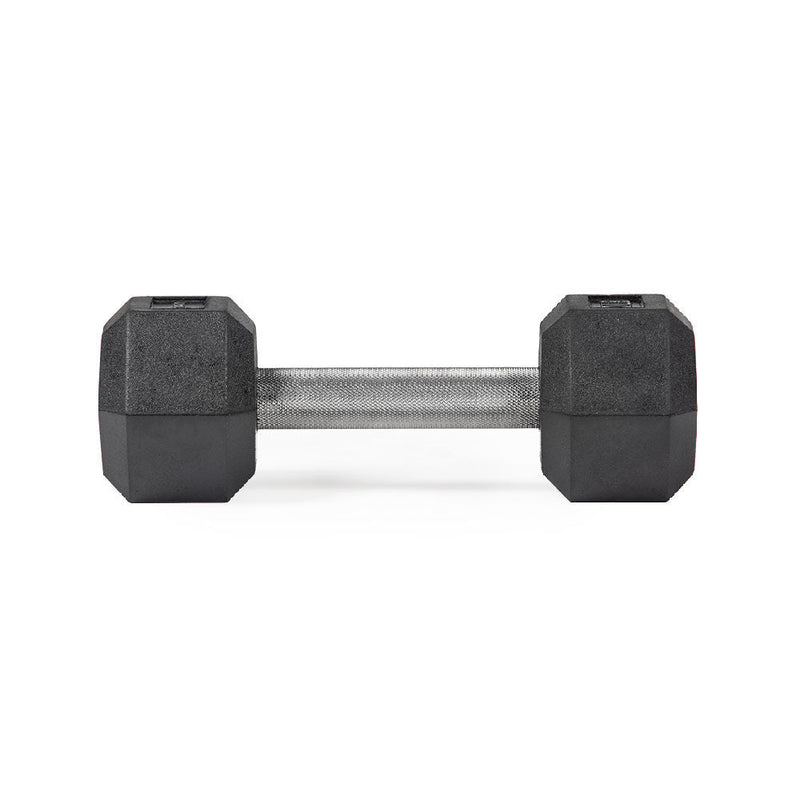 Scratch and Dent, 10 LB Straight Stainless Steel Hex Dumbbells