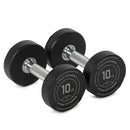 10 LB Pair Round Urethane Dumbbells