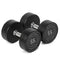 55 LB Pair Round Urethane Dumbbells