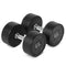 65 LB Pair Round Urethane Dumbbells