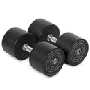 110 LB Pair Round Urethane Dumbbells