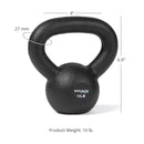 10 LB Cast Iron Kettlebell