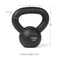 Scratch and Dent - Cast Iron Kettlebell Weight - 10 lbs - FINAL SALE