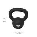 15 LB Cast Iron Kettlebell