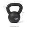 Scratch and Dent - Cast Iron Kettlebell Weight - 25 lbs - FINAL SALE