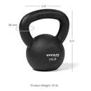 35 LB Cast Iron Kettlebell