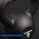 Scratch and Dent - 15 LB Cast Iron Kettlebell - FINAL SALE