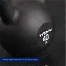 Scratch and Dent - 40 LB Cast Iron Kettlebell - FINAL SALE