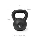 Scratch and Dent - 45 LB Cast Iron Kettlebells - FINAL SALE