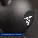 Scratch and Dent - 65 LB Cast Iron Kettlebell - FINAL SALE