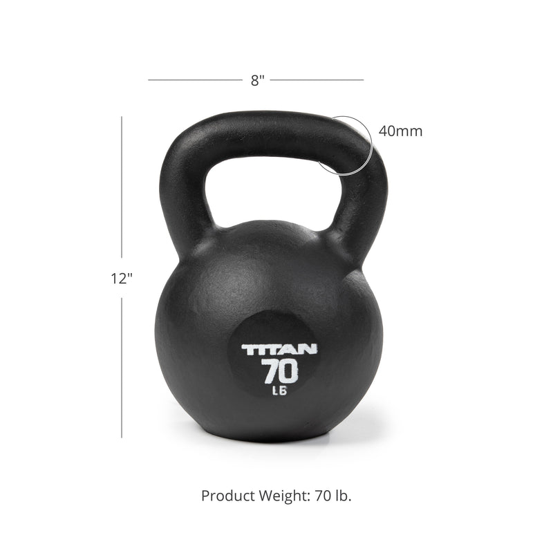 Scratch and Dent - 70 LB Cast Iron Kettlebell - FINAL SALE