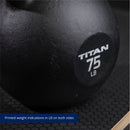 Scratch and Dent - 75 LB Cast Iron Kettlebell - FINAL SALE