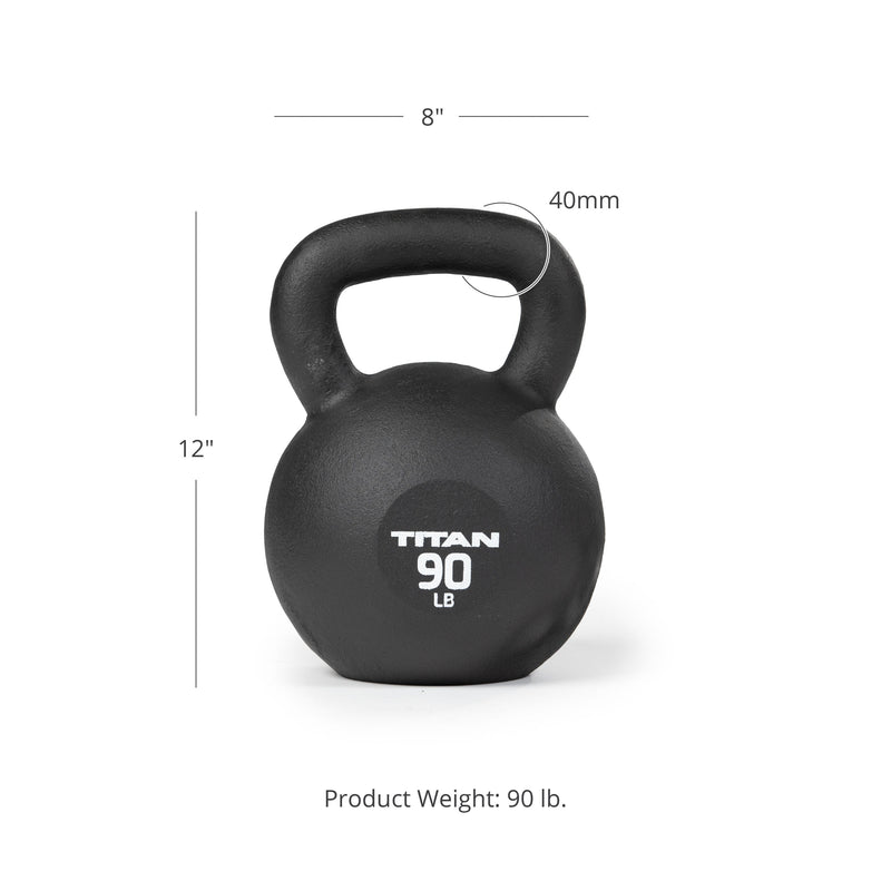 Scratch and Dent - 90 LB Cast Iron Kettlebell - FINAL SALE