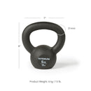 Scratch and Dent - 6 KG Cast Iron Kettlebell - FINAL SALE