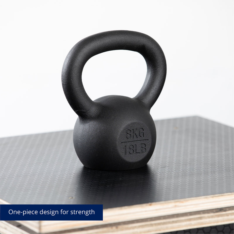 Scratch and Dent, 8 KG Cast Iron Kettlebell