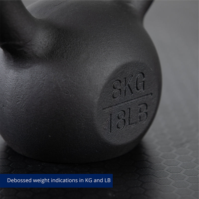 Scratch and Dent, 8 KG Cast Iron Kettlebell