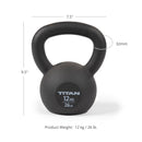 12 KG Cast Iron Kettlebell