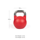 Scratch and Dent - Adjustable Competition Style Kettlebell | 12 KG - 32 KG - FINAL SALE