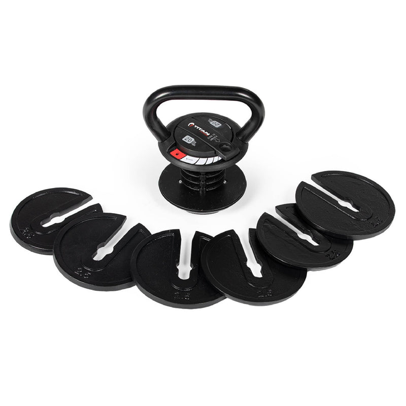 Scratch and Dent, 20 LB Adjustable Kettlebell