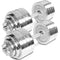 52.5 LB Set Adjustable Chrome Dumbbells