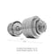 105 LB Set Adjustable Chrome Dumbbells