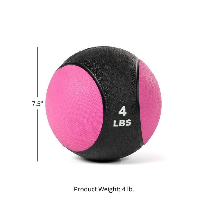 Scratch and Dent - 4lb Rubber Medicine Ball - FINAL SALE