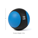 Scratch and Dent - Titan Fitness Weighted Medicine Ball 10LB  - FINAL SALE