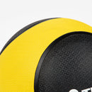 Scratch and Dent - 12lb Rubber Medicine Ball Yellow / Black - FINAL SALE