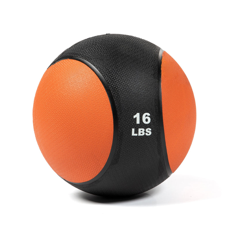 Scratch and Dent - 16 LB Rubber Medicine Ball - FINAL SALE