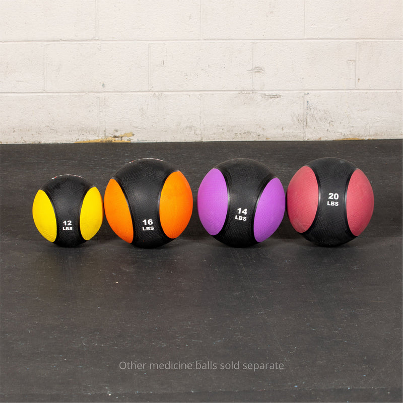 Scratch and Dent - 16 LB Rubber Medicine Ball - FINAL SALE