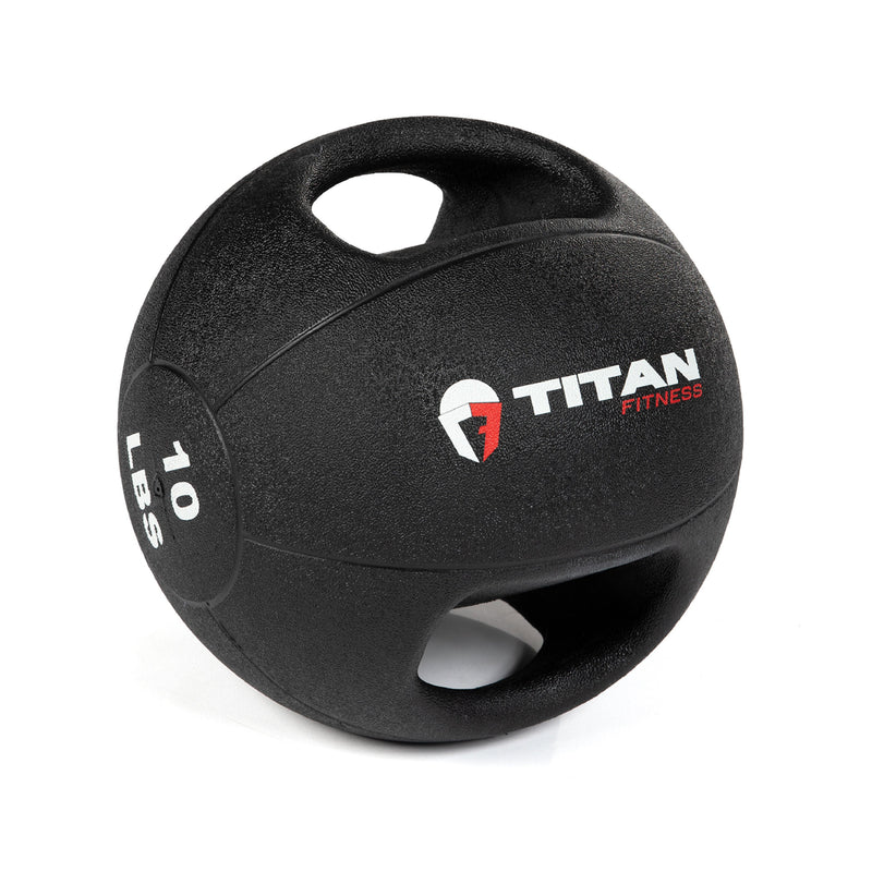 Scratch and Dent - 10 LB Dual Grip Medicine Ball - FINAL SALE