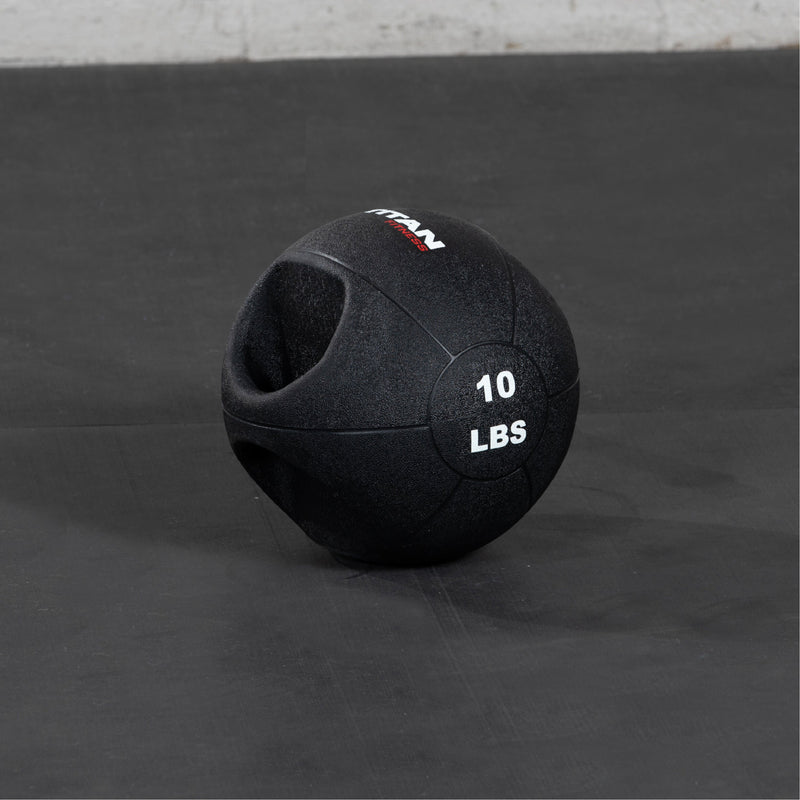 10 LB Dual Grip Medicine Ball