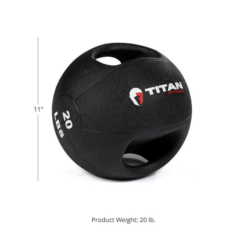 Scratch and Dent, 20 lb. Dual Grip Medicine Ball