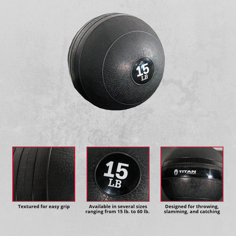 Scratch and Dent - 15 lb. Slam Ball Rubber - FINAL SALE