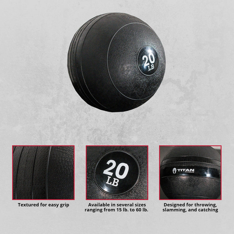 Scratch and Dent - 20 lb. Slam Ball Rubber - FINAL SALE