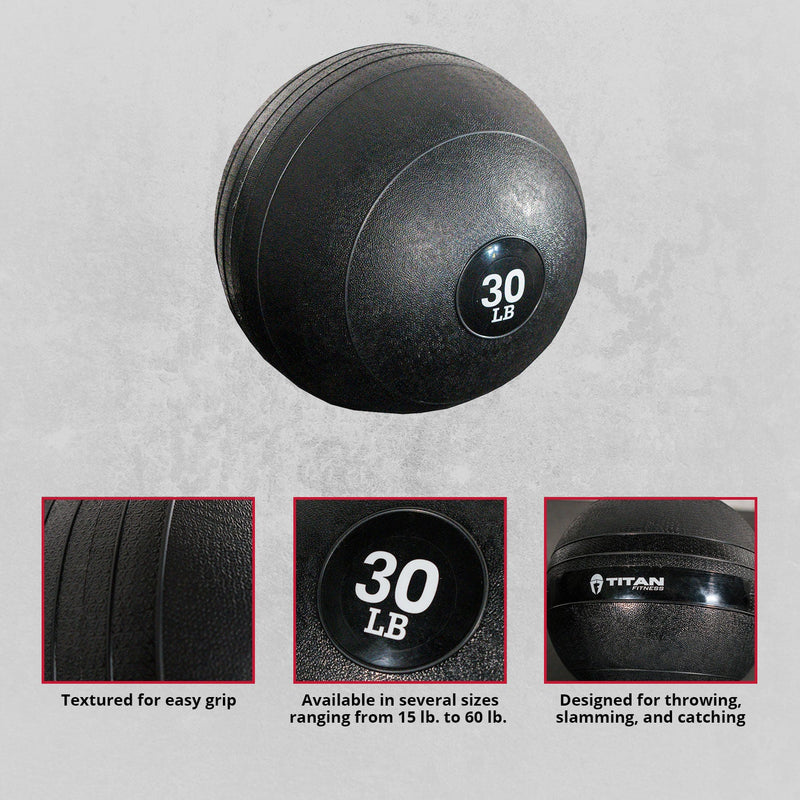 Scratch and Dent - 30 lb. Slam Ball Rubber - FINAL SALE