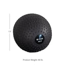 80 LB Rubber Tread Slam Ball