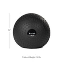 Scratch and Dent, 90 LB Rubber Tread Slam Ball